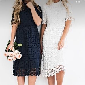 Jessakae lace collared dress